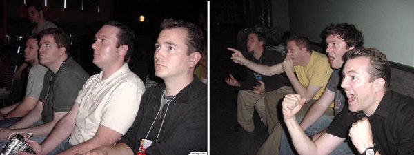 Парни сидят на диване Мем