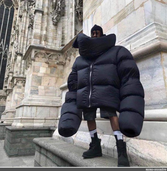 Пуховик гигантский кани Веста