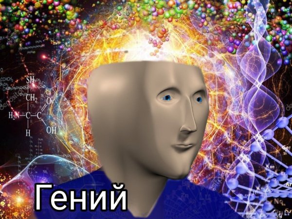 Гений Мем Stonks