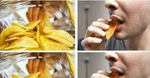 Мужик с чипсами