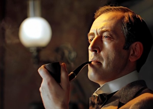 Василий Ливанов в роли Шерлока Холмса