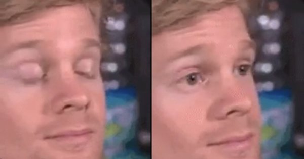 Мем закрывает глаза