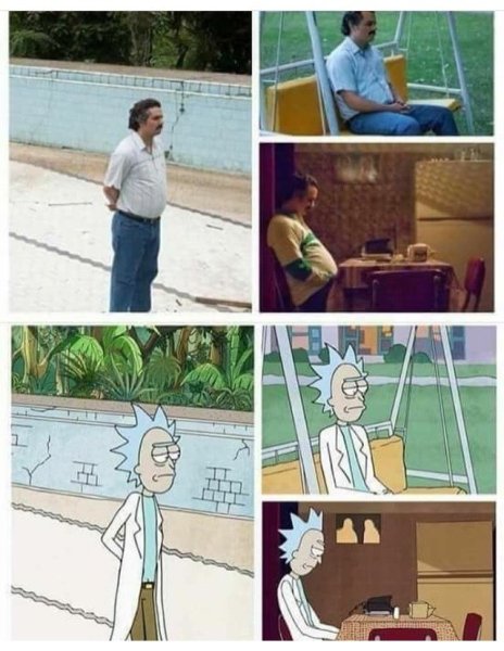 Мем с Пабло эскобаром