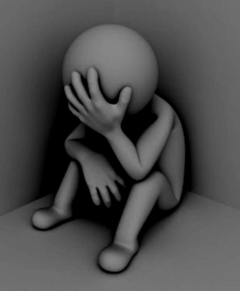 С грустным человеком