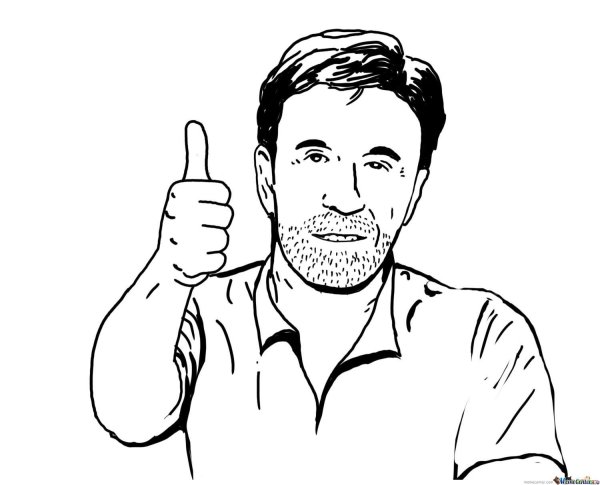 Нарисованный чел показывает класс