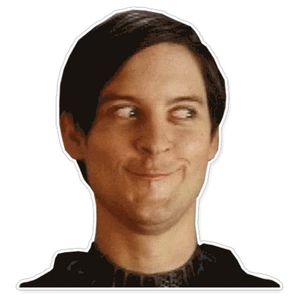 Тоби Магуайр хитрец