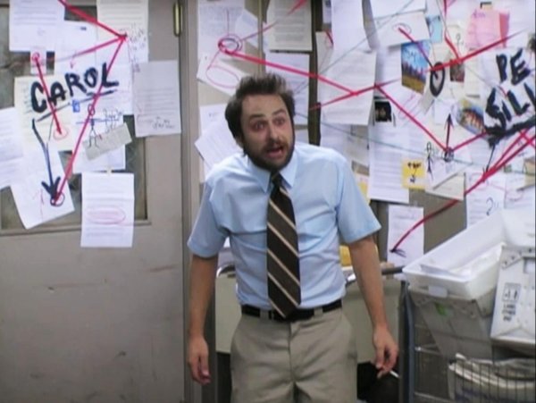 Чарли Дэй, «в Филадельфии всегда солнечно» – «теория заговора»