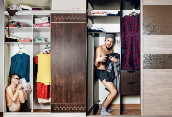 Мужчина шкаф
