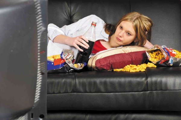 Ленивая девушка