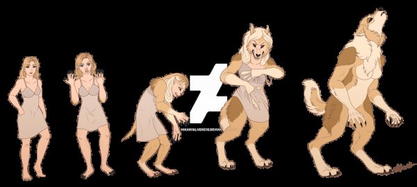 Девушка превращается в собаку