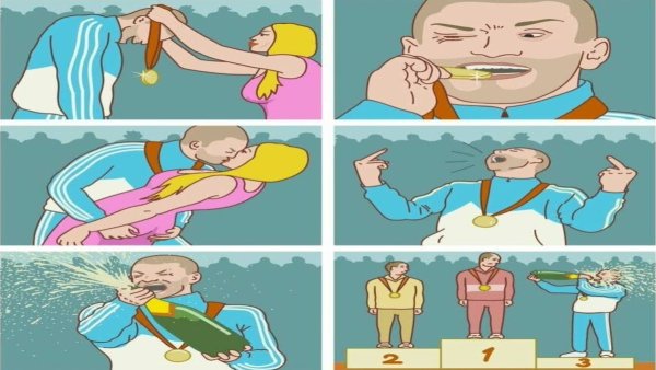 Мем празднует 3 место