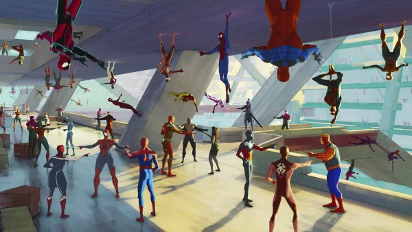 Человек-паук паутина вселенных мультфильм