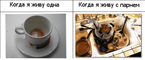 Когда живешь один