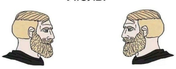 Чел с бородой Мем