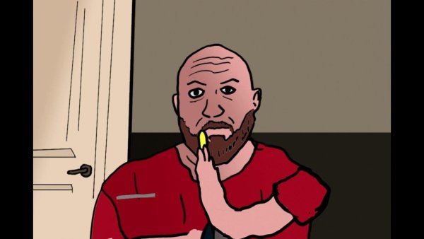 Чувак с чипсами Мем