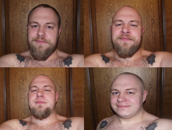 Побрить бороду