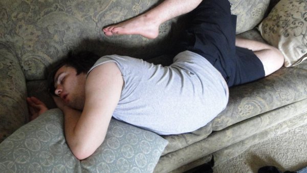 Странные позы для сна