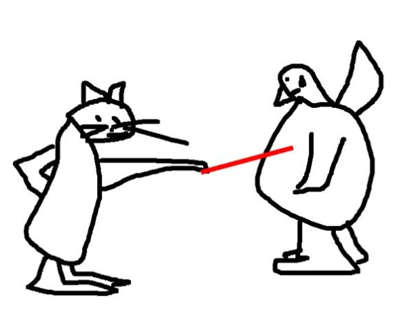 Мем с палочками