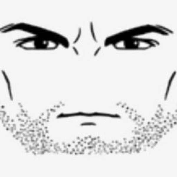 Мужское лицо из роьлокса