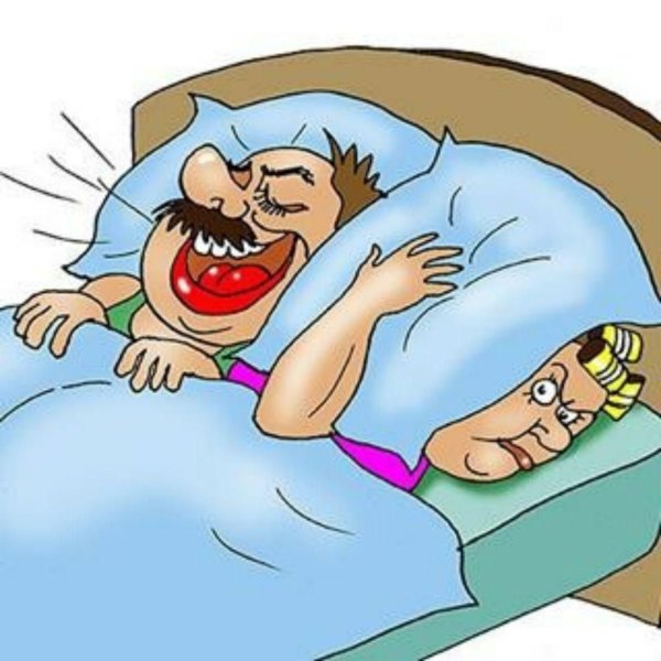 Мужик храпит