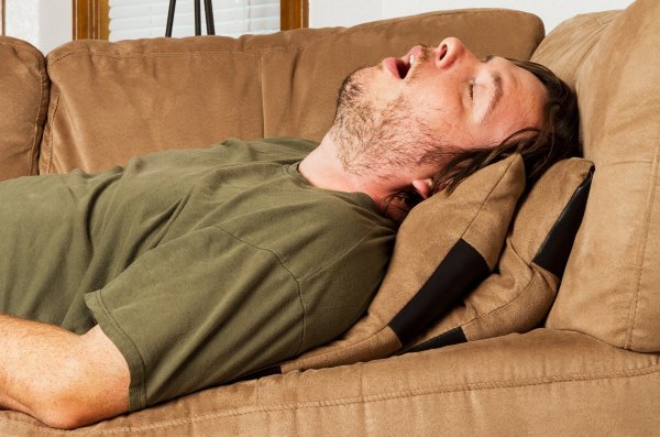 Спящий человек