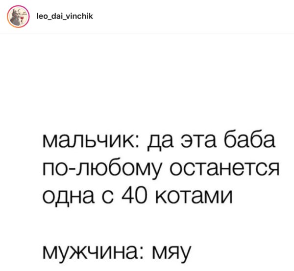 Мальчик ты останешься одна с котами мужчина мяу