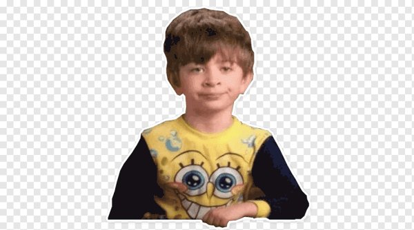 Мальчик в пижаме со Спанч Бобом