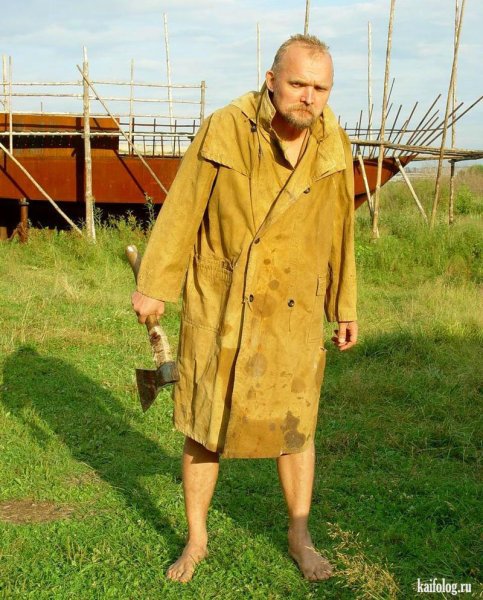 Смешные люди в пальто