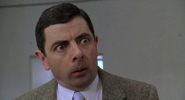 Мистер Бин удивление