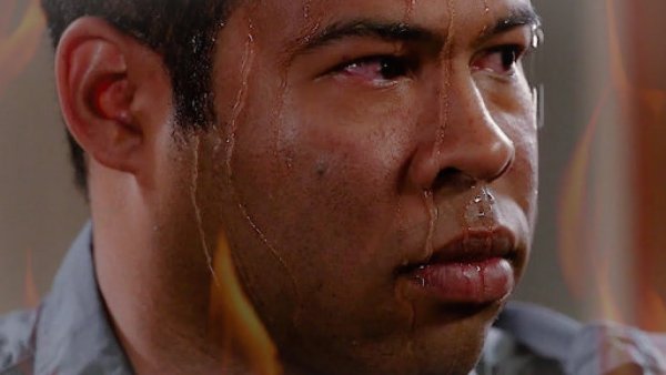 Потное лицо