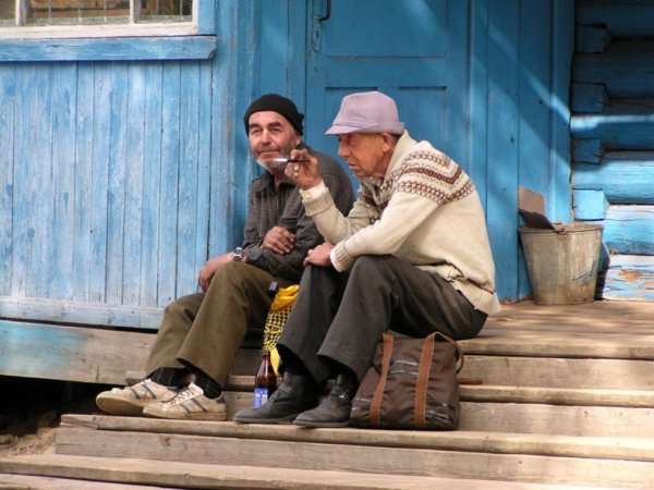 Деревенский старик