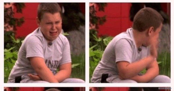 Плачущий толстый мальчик Мем