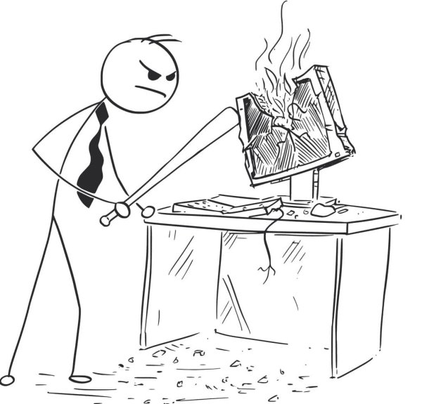 Сломанный компьютер