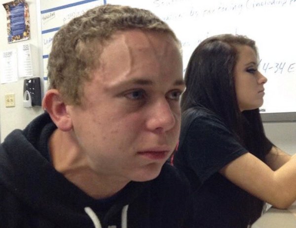 Напряженный парень