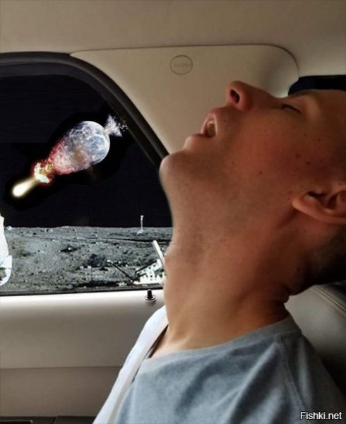 Селфи в машине парень