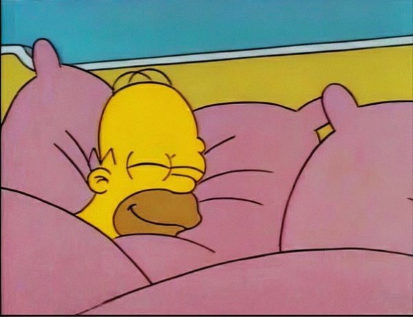 Спящий гомер симпсон