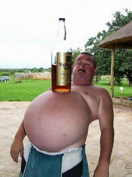 Самый большой пивной живот