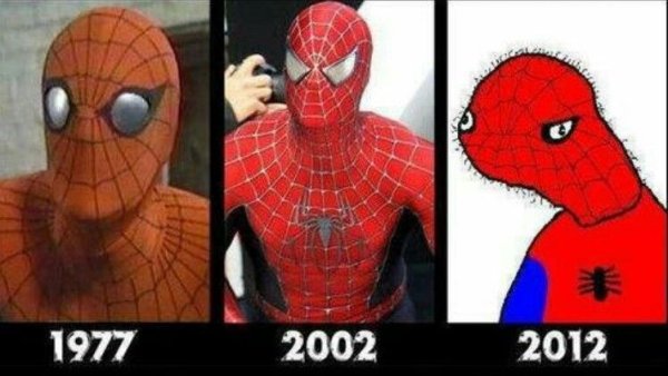 Человек паук смешные картинки