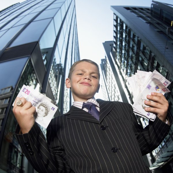 Мальчик с деньгами