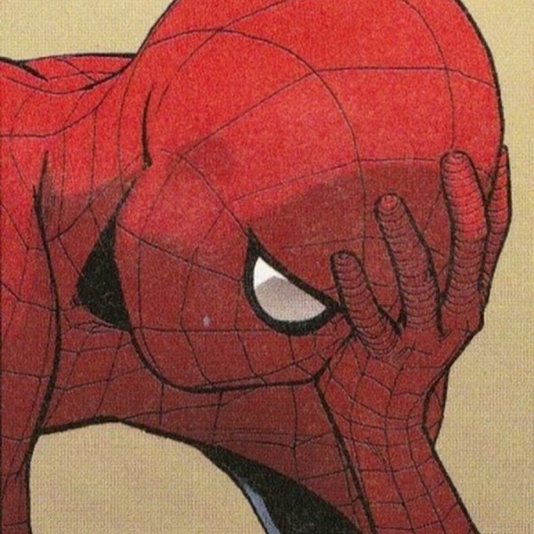 Грустный человек паук