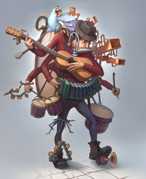 Человек оркестр прикол