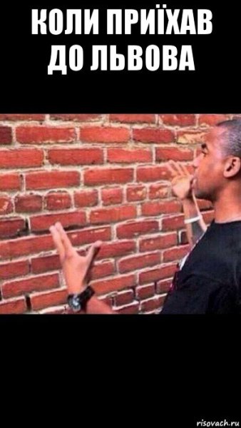 Разговаривает со стеной Мем