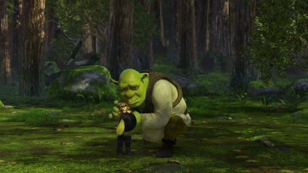 Довольный шрек