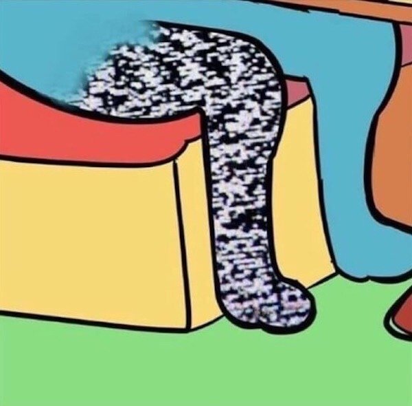 Нога затекла Мем