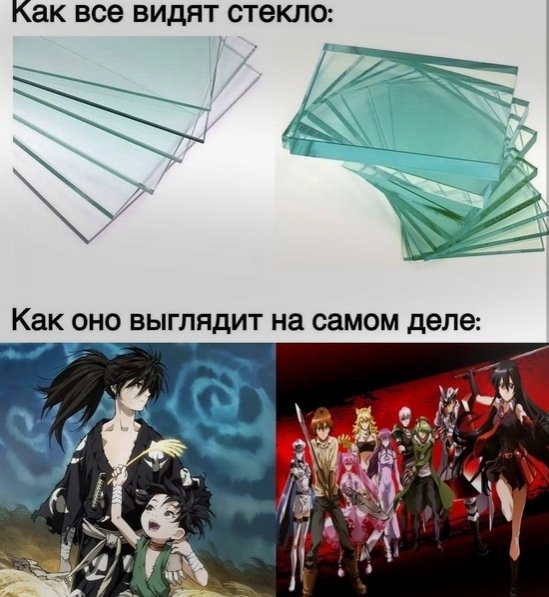 Аниме стекло список