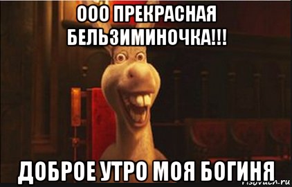 Доброе утро осел из Шрека