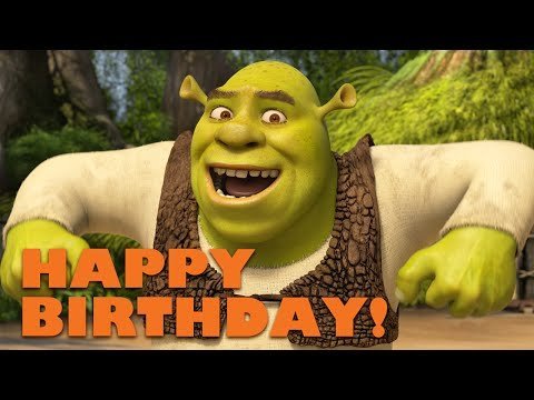 Поздравление от Шрека
