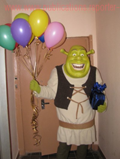 С днем рождения от Шрека