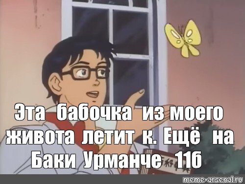 Шаблон мема это бабочка