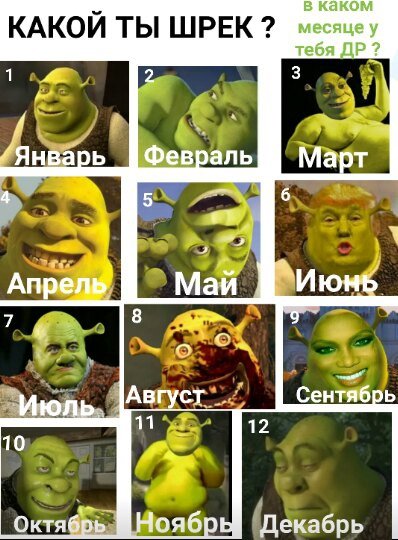 Шрек мемы